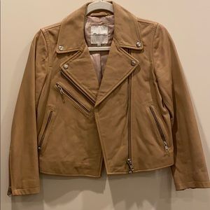 Madewell Tan Leather Jacket